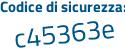 Il Codice di sicurezza è a poi 9f243d il tutto attaccato senza spazi