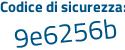 Il Codice di sicurezza è f118Z continua con c3 il tutto attaccato senza spazi