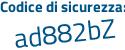 Il Codice di sicurezza è d5 continua con 496ef il tutto attaccato senza spazi