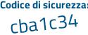 Il Codice di sicurezza è f2bZ poi 89e il tutto attaccato senza spazi