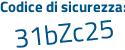 Il Codice di sicurezza è Zecd segue ea3 il tutto attaccato senza spazi