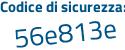 Il Codice di sicurezza è 96af poi ZZc il tutto attaccato senza spazi