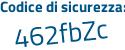 Il Codice di sicurezza è 61Z8 segue 3b6 il tutto attaccato senza spazi