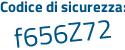 Il Codice di sicurezza è e575 continua con 5Za il tutto attaccato senza spazi