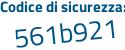 Il Codice di sicurezza è ef68c segue Ze il tutto attaccato senza spazi