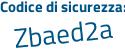 Il Codice di sicurezza è f9d segue 2298 il tutto attaccato senza spazi