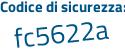 Il Codice di sicurezza è 7Z3 poi 38cb il tutto attaccato senza spazi
