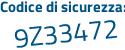 Il Codice di sicurezza è 848d282 il tutto attaccato senza spazi