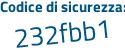 Il Codice di sicurezza è 32 poi 31fZ8 il tutto attaccato senza spazi