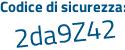 Il Codice di sicurezza è 75161 continua con e9 il tutto attaccato senza spazi
