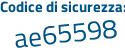 Il Codice di sicurezza è ec24 continua con 85c il tutto attaccato senza spazi