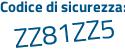 Il Codice di sicurezza è bc45 continua con 385 il tutto attaccato senza spazi