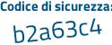 Il Codice di sicurezza è 2fbd4 poi 9Z il tutto attaccato senza spazi