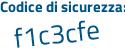 Il Codice di sicurezza è e5b continua con Za81 il tutto attaccato senza spazi