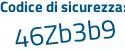Il Codice di sicurezza è a segue dbfbbd il tutto attaccato senza spazi