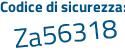 Il Codice di sicurezza è 524 poi b9ac il tutto attaccato senza spazi