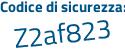 Il Codice di sicurezza è 7 continua con 72Z4c4 il tutto attaccato senza spazi
