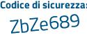 Il Codice di sicurezza è 1 continua con 9588fb il tutto attaccato senza spazi