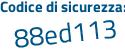 Il Codice di sicurezza è 2f7dc poi fc il tutto attaccato senza spazi