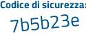 Il Codice di sicurezza è 4ff6c38 il tutto attaccato senza spazi