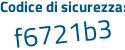 Il Codice di sicurezza è c9 segue 3bff8 il tutto attaccato senza spazi