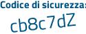 Il Codice di sicurezza è 7 continua con b23baa il tutto attaccato senza spazi