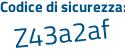 Il Codice di sicurezza è b945 continua con e33 il tutto attaccato senza spazi