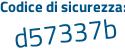 Il Codice di sicurezza è 7 continua con 71a26a il tutto attaccato senza spazi
