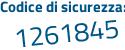 Il Codice di sicurezza è bbZ segue f5f5 il tutto attaccato senza spazi