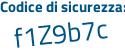 Il Codice di sicurezza è c8ef4 continua con 47 il tutto attaccato senza spazi