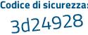 Il Codice di sicurezza è 648 poi c841 il tutto attaccato senza spazi