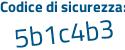 Il Codice di sicurezza è a3725 poi e2 il tutto attaccato senza spazi