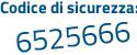 Il Codice di sicurezza è 1dZ2d21 il tutto attaccato senza spazi