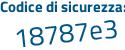 Il Codice di sicurezza è 3Z99f continua con 19 il tutto attaccato senza spazi