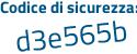 Il Codice di sicurezza è dd poi abd36 il tutto attaccato senza spazi