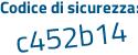 Il Codice di sicurezza è 66bZ continua con 35e il tutto attaccato senza spazi
