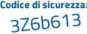 Il Codice di sicurezza è 9a9ee continua con 9c il tutto attaccato senza spazi