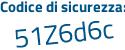 Il Codice di sicurezza è Za poi 1ba91 il tutto attaccato senza spazi