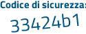 Il Codice di sicurezza è 22Z7f segue 7e il tutto attaccato senza spazi