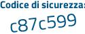 Il Codice di sicurezza è b518 continua con cda il tutto attaccato senza spazi