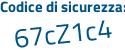 Il Codice di sicurezza è 1d676 poi 56 il tutto attaccato senza spazi