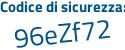 Il Codice di sicurezza è ae8dfb3 il tutto attaccato senza spazi