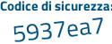 Il Codice di sicurezza è 8 segue 917a3c il tutto attaccato senza spazi