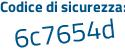 Il Codice di sicurezza è bdb continua con 4fZe il tutto attaccato senza spazi