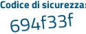 Il Codice di sicurezza è ab5Z segue Z61 il tutto attaccato senza spazi