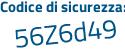 Il Codice di sicurezza è cd918 poi 9c il tutto attaccato senza spazi
