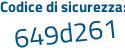 Il Codice di sicurezza è 3ec86b2 il tutto attaccato senza spazi