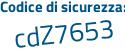 Il Codice di sicurezza è 63e17 segue 9Z il tutto attaccato senza spazi