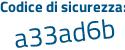 Il Codice di sicurezza è 882 segue dc4f il tutto attaccato senza spazi