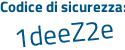 Il Codice di sicurezza è Z segue 21456c il tutto attaccato senza spazi